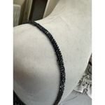 Sean Collection Vtg 90’s Dress Gown Sz L 100% Silk Blue Beaded Prom Even… Photo 12