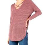 EXPRESS  Strappy Circle Hem Tunic Sweater size Large Photo 0