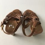 Franco Sarto  the‎ artist collection strappy sandal Brown Leather Womens S… Photo 4