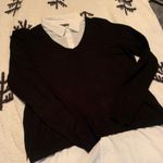 Adrianna Papell Women’s black sweater with blouse
Size Large Photo 0