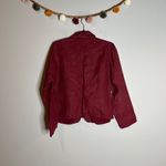 Flax  red and gold metallic linen blazer jacket Photo 3
