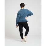 Universal Standard  Peachy Terry Side Zip Pullover Teal Sz‎ M (US XXL) Sweatshirt Photo 12