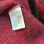 Maje  kolette leopard animal print crewneck burgundy mohair blend sweater 1 - S Photo 3