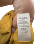 Aritzia  Wilfred Cammy Mini Dress Cairo Gold Yellow‎ Tie Sleeve Size Medium Photo 12