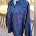 Free People  black oversized, top size small Photo 2