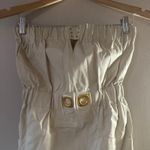 Lauren Moffatt Khaki Tube Top Mini Dress Size 0 Y2K Photo 7