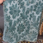 Renaissance Victorian and Edwardian Dress Gown costume Teal Gold XSmall Small Blue Size M Photo 7