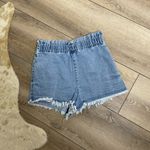 Material Girl  paperbag raw hem denim shorts Photo 0
