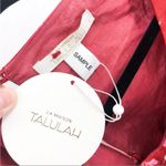 TALULAH La Maison Revolve Dahlia Mini Dress Floral Red Long Sleeve Ruffles NEW Photo 7