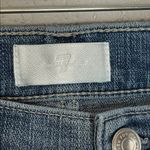 7 For All Mankind Josefina Button Fly Straight Leg Crop Jeans Size 29 Photo 1
