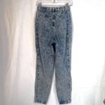 Chic VTG Y2K Acid Wash Pleated Front Denim Jeans Size 8* (0 Photo 1