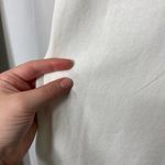 Alfani Vintage women’s cream knit tie neck sleeveless soft sweater vest top XL Photo 4