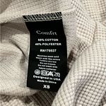 Comfrt Waffle Lounge Pant XS Wide Leg Sweatpants Neutral Pull On Comfy Pants Tan Photo 7