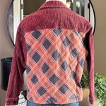 Skies Are Blue  Mulberry Corduroy & Flannel Jean Jacket Style Jacket Size Medium Photo 6