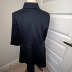 COS  1/2 Hidden Button Front 3/4 Length Sleeve A-Line Shirt Dress Size 8 Photo 1