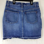 Madewell Step Hem Denim Jean Skirt Size 29 Photo 4