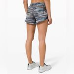 Lululemon Hotty Hot Short *Long 4” in Digital Oasis Grey / Navy - Size 10 TALL Photo 1