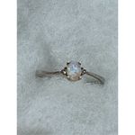 Boutique Sterling silver Opal diamond size 7:25 ring Photo 7