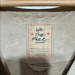 We The Free  Beige Suede Leather Vest Size Small Photo 1