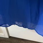 Romans women’s plus size fancy wedding holiday blue 3/4 sleeve dress 24W Photo 3