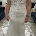 Wedding Dress White Size 10 Photo 0
