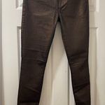 7 For All Mankind Bronze Skinny Jeans Photo 1