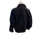 Urban Outfitters Women's Black Denim Jacket Size S Casual Button-Down Photo 3