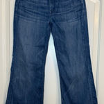 7 For All Mankind Higer Blue Flare Jeans Photo 0