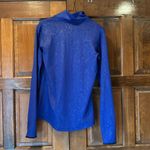 Nike Pro Dri-Fit Quarter Zip Purple Snakeskin Print Long Sleeve Top Size Large Photo 1