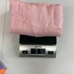 Adult light pink tassel thin knit fashion wrap around scarf basic casual warm Photo 4