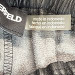 Karl Lagerfeld Faux Leather Joggers Track Pants Side Stripe Drawstring Black S Photo 5