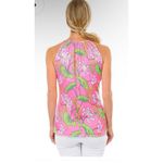 Gretchen Scott  Mystic Garden Tassell Tie Top In Pink Size XS Preppy Summer Photo 1