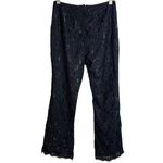 Vintage Black Lace Pants 90s Size 10 Photo 3