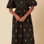 Nobody's Child Tessie Floral Embroidered Dress Photo 0