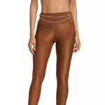 We Wore What Brown Rib V-Neck Sports Bra Top Photo 1