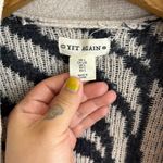 Yet Again  Fuzzy Longline Animal Print Zebra Cardigan Photo 1