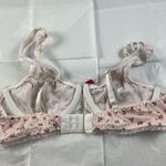 Small strawberry pink floral lace petite bra Size undefined Photo 1