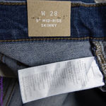 Madewell NEW 9" Mid-Rise Skinny Jeans in Orland Wash: TENCEL™ Denim 28 Photo 13