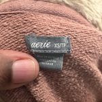 Aerie Athleisure Women XS Loungewear Oversized Pullover Faux Fur Lined Hoodie Photo 5