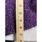 Coldwater Creek  Purple Wool Blend Tweed Swing Coat Jacket Blazer PXL Petite Photo 7