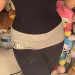 PINK - Victoria's Secret PINK Early 2000’s Y2K Victoria's Secret Pink Fold over Yoga Leggings Photo 1