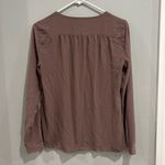 Loft Mauve Purple XS Long Sleeve Blouse Workwear Office Professional Teacher Photo 1