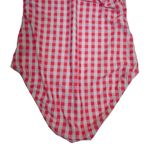 Gap Womens S Molded Bandeau Peony Gingham Pink One Piece Swimsuit Photo 5
