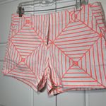 Vinyard Vines womens Shorts White‎ Orange Pattern Size 10 Photo 2