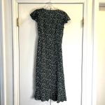 Kimchi Blue Urban Outfitters Green Ruffle Midi Floral Wrap Dress size XS Photo 6