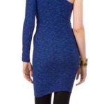 BCBGeneration Blue One Sleeve Dress Bodycon Cocktail Dress Photo 7