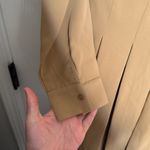 English Factory  Pleated Collared Midi Dress in‎ Camel - Size M Photo 7