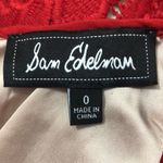 Sam Edelman  Lace Keyhole Sheath Dress Red Size 0 Photo 7
