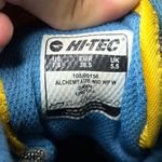Hi-Tec  Alchemy Lite Mid Waterproof Gray Blue Yellow Outdoor Hiking Boots  US 7.5 Photo 8