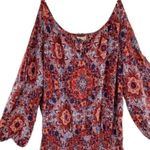 Paper Crane Boho Peasant Cold Shoulder Dress Photo 1